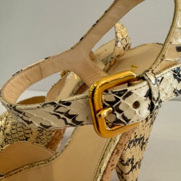 PRADA Snakeskin Platforms - Picture 2 of 16